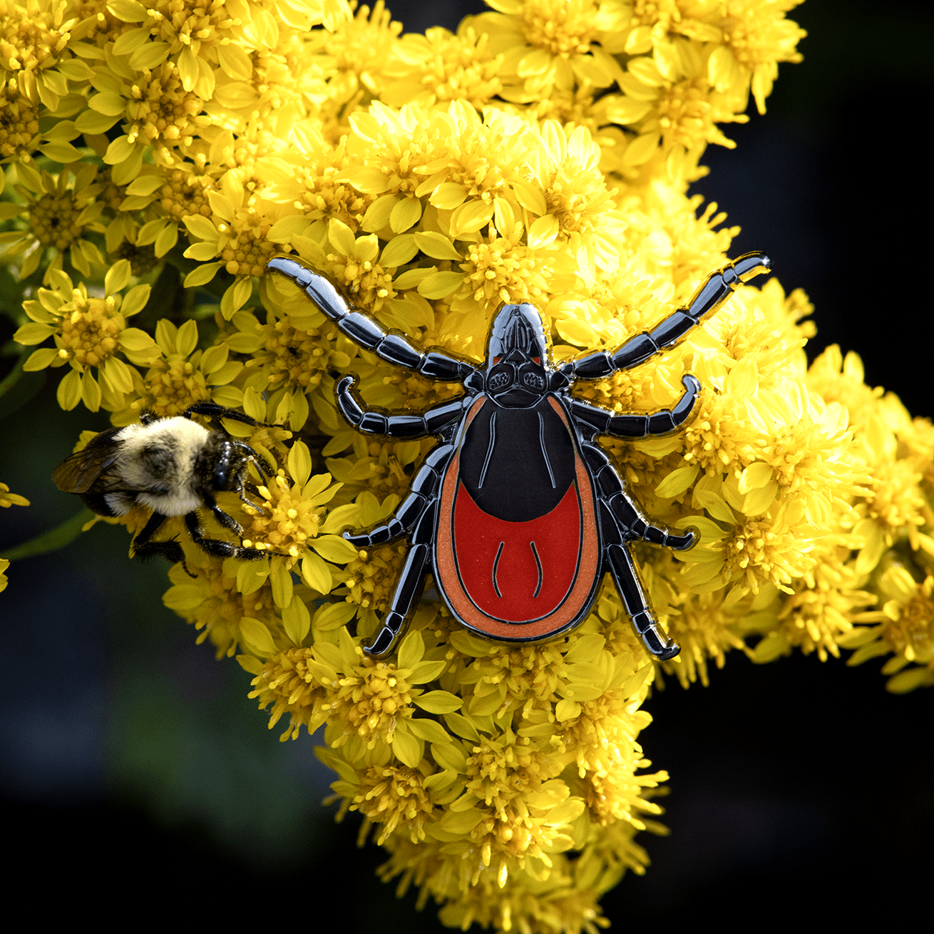 Deer Tick Enamel Pin by The Roving House