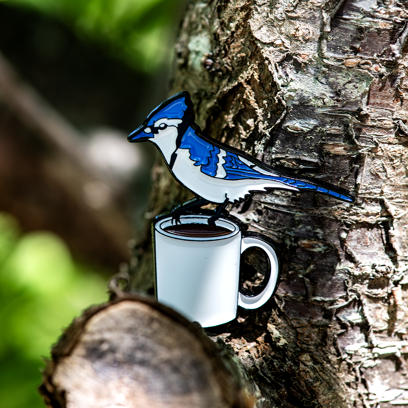 Blue Jay Coffee Club Enamel Pin