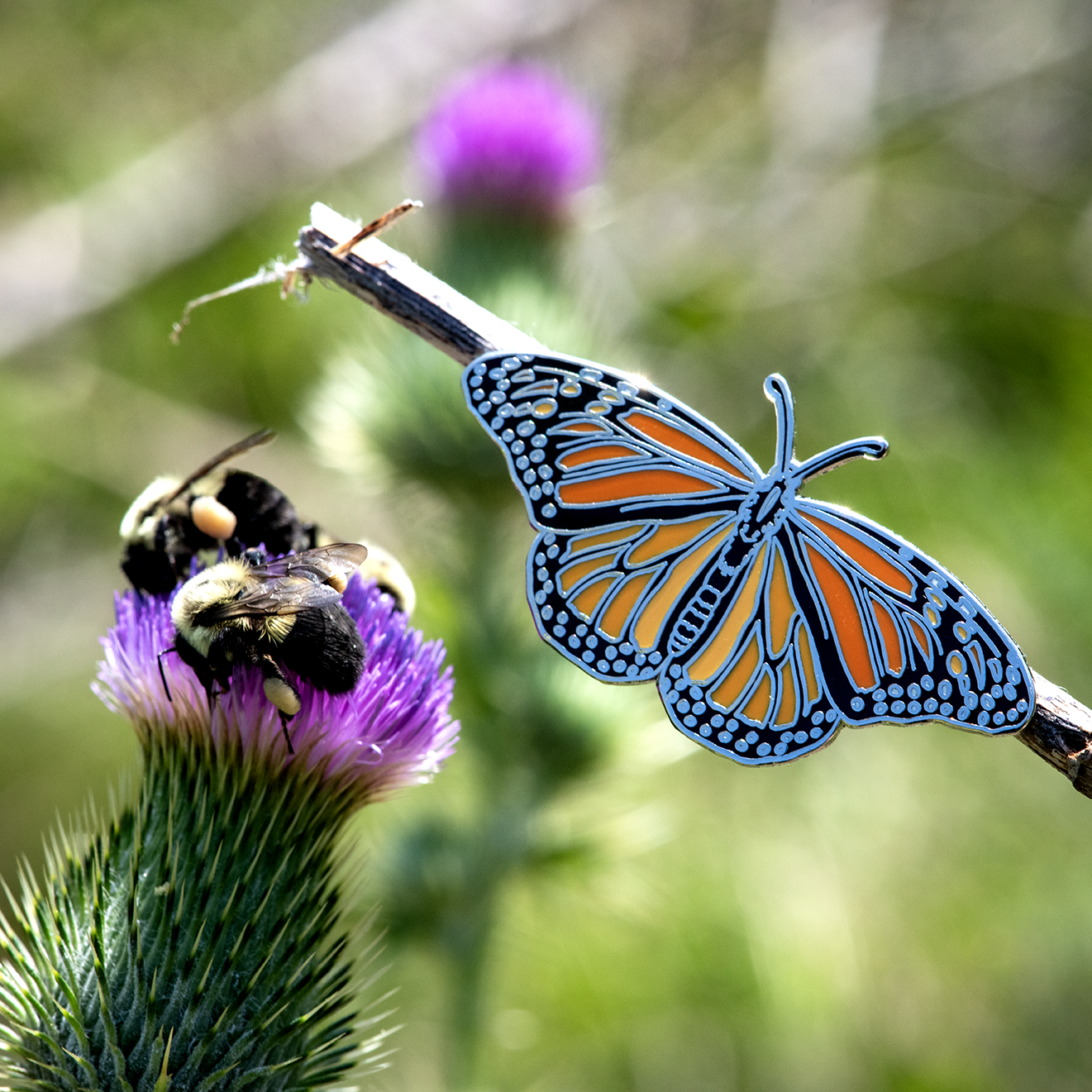 Monarch Butterfly Enamel Pin