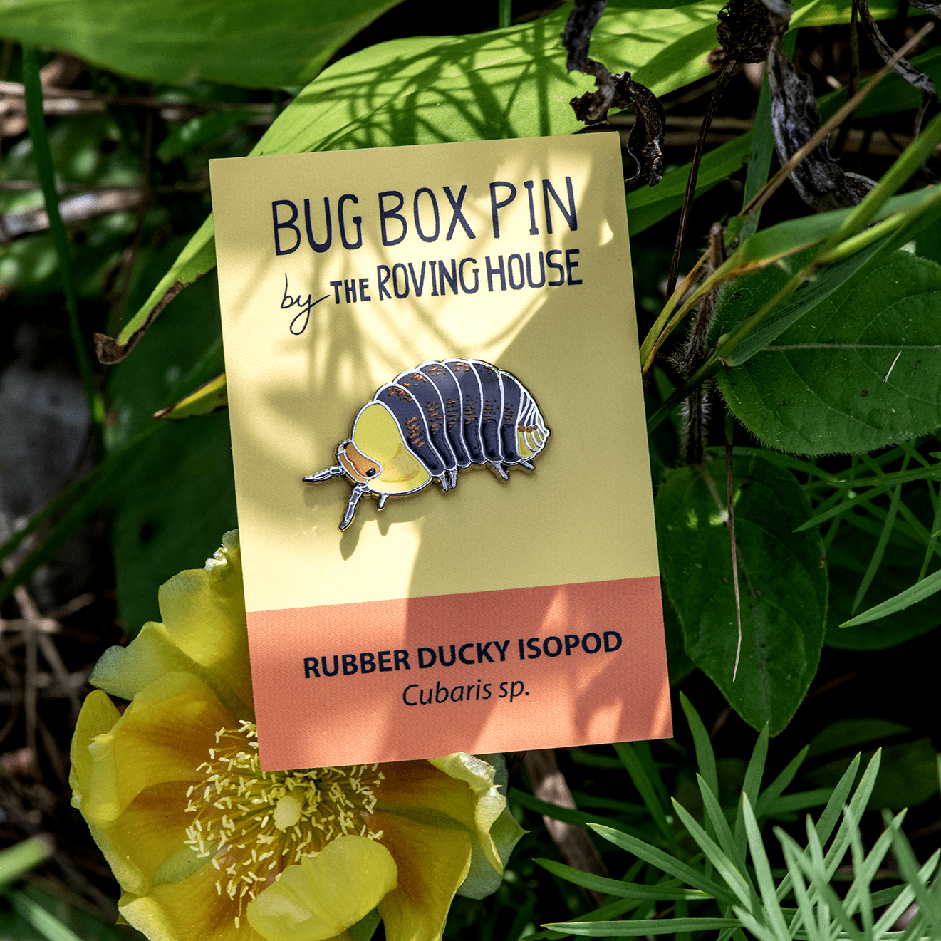 Rubber Ducky Isopod Enamel Pin by The Roving House