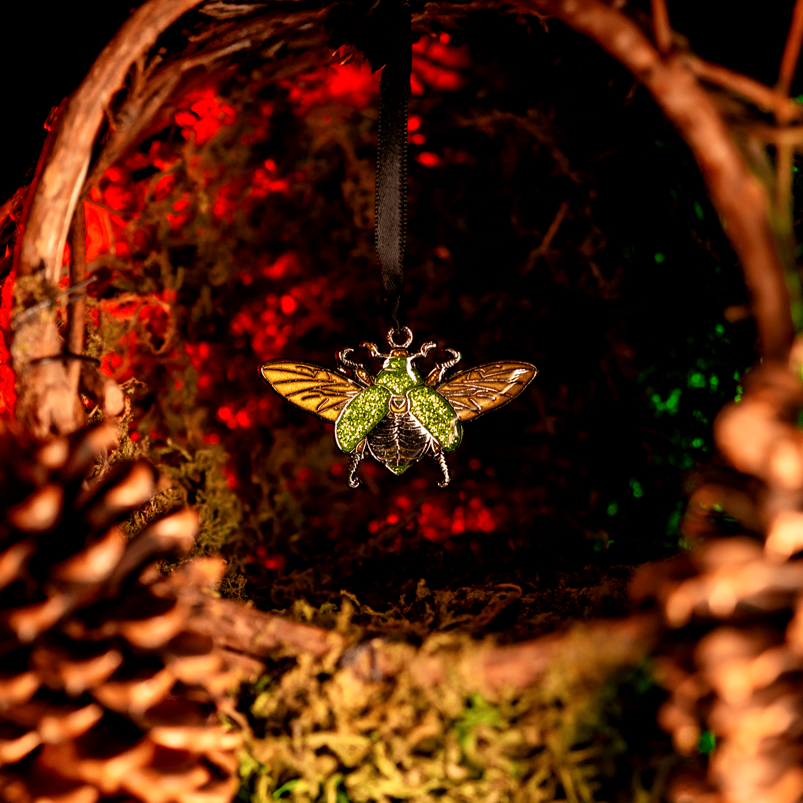 Christmas Beetle Ornament by The Roving House