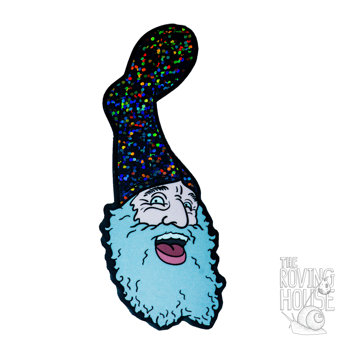 Vermin Supreme Vinyl Glitter Sticker