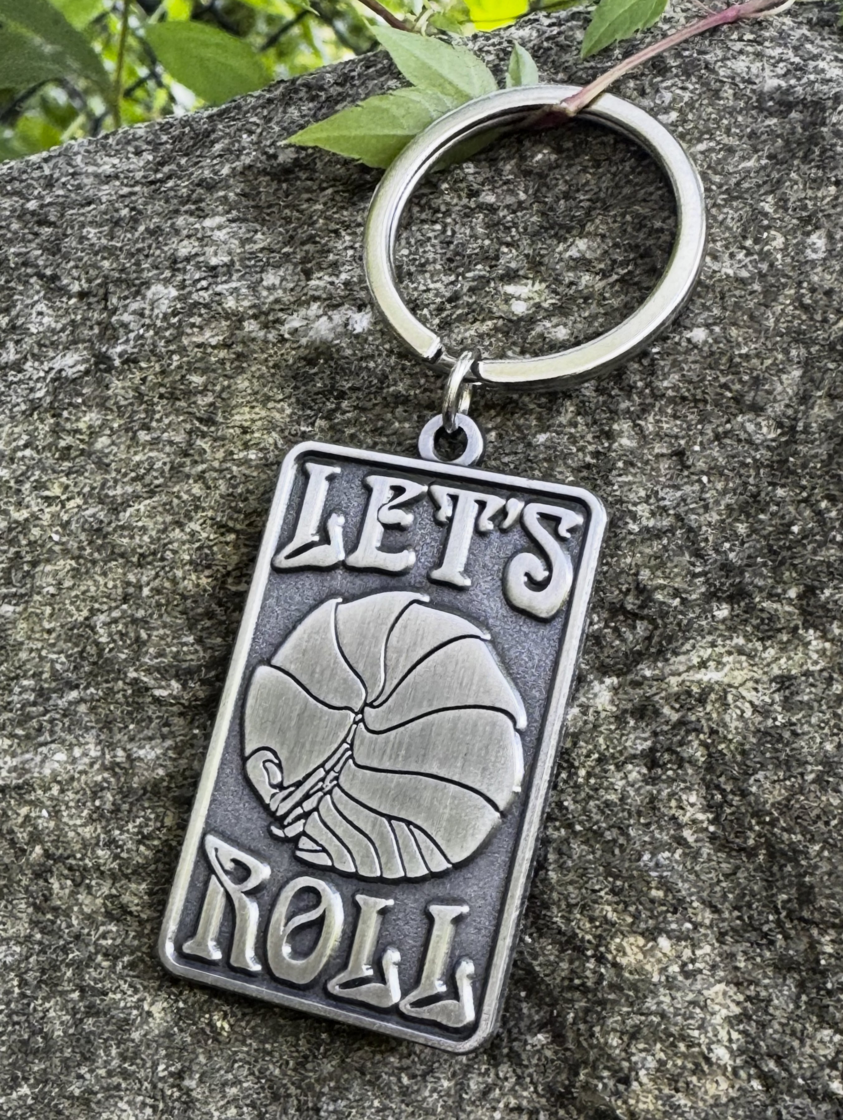 “Let’s Roll” Pill-bug Keychain