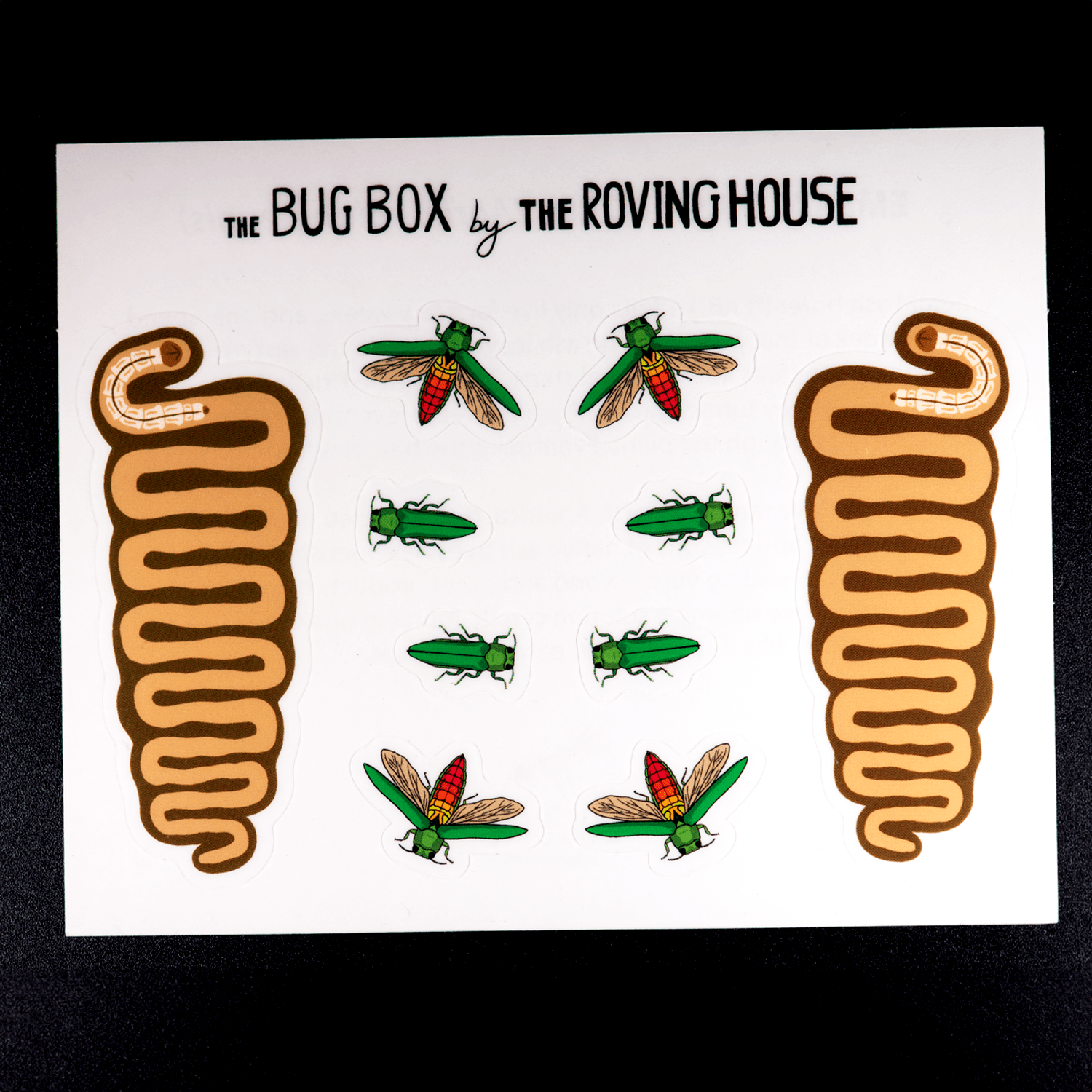 Emerald Ash Borer Sticker Sheet by The Roving House