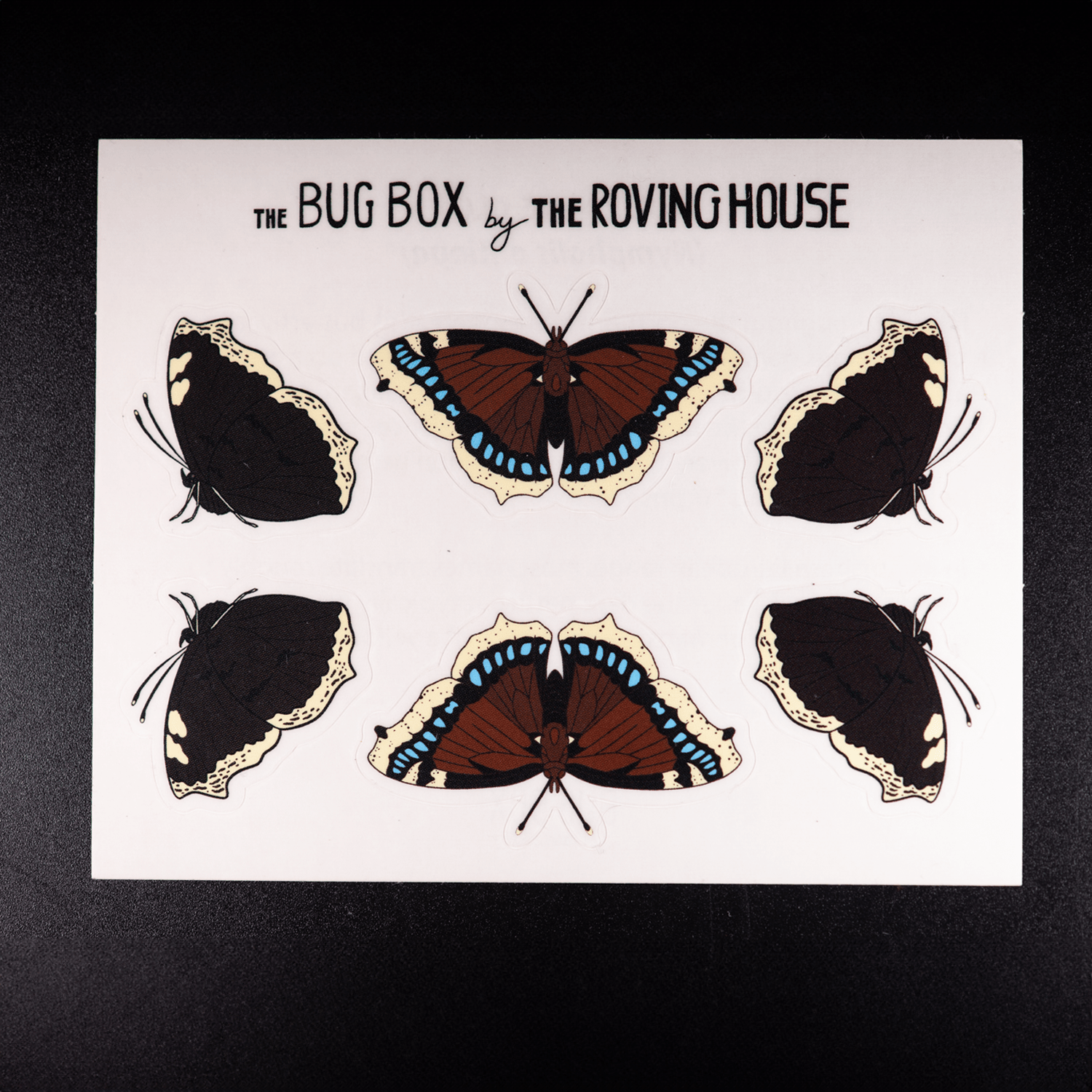 Mourning Cloak Sticker Sheet by The Roving House