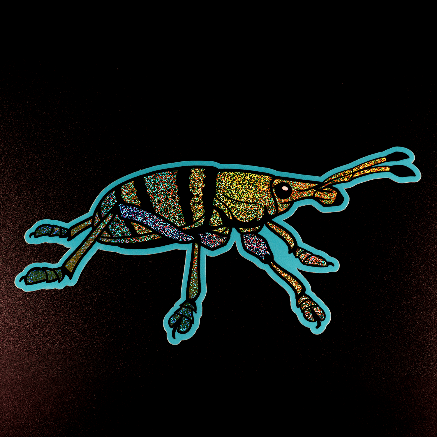 Blue Weevil Sticker by The Roving House