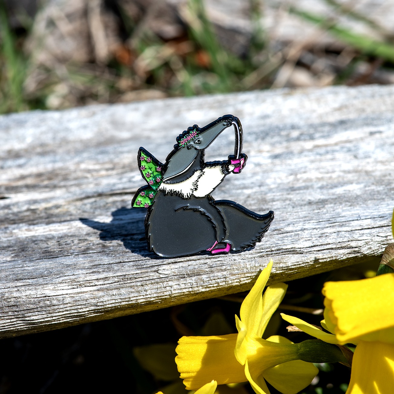 Fingal the Anteater | Coffee Club Enamel Pin