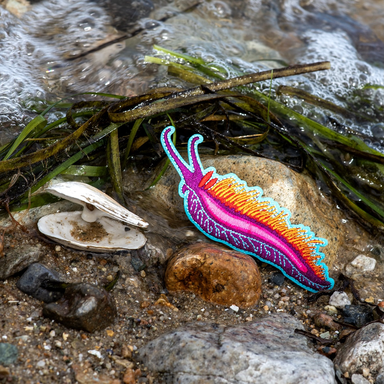 Spanish Shawl Nudibranch Iron-on Patch