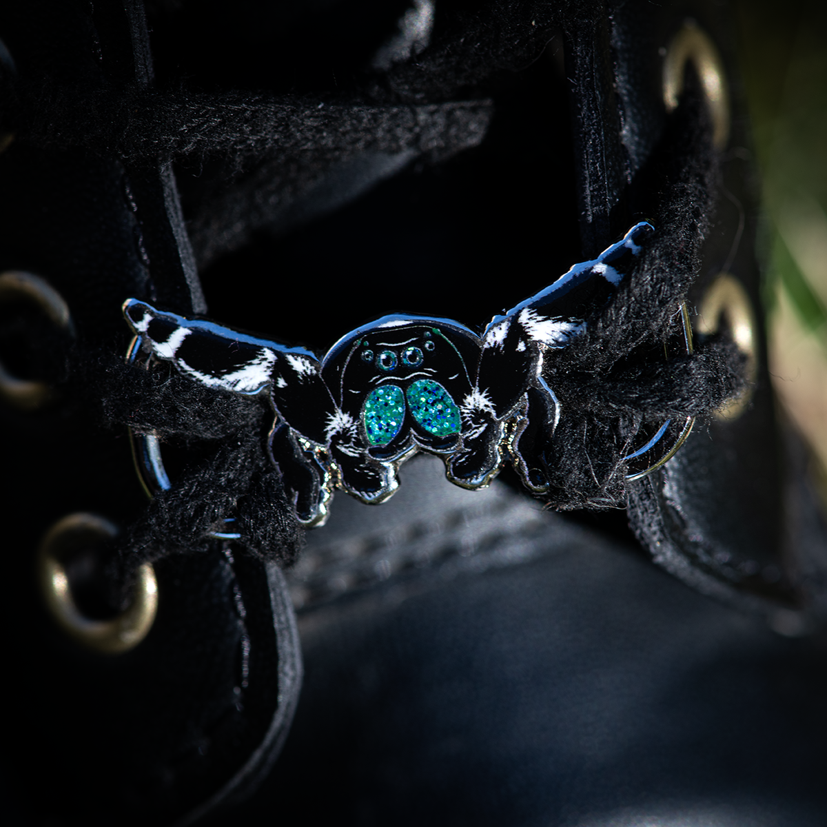 Jumping Spider Shoelace Charm Set