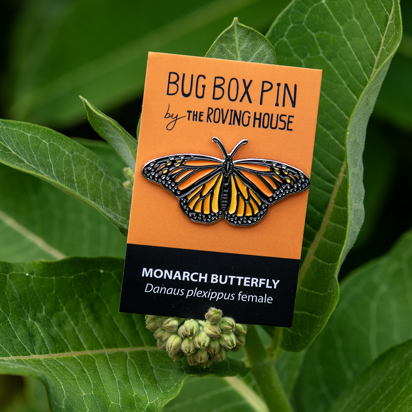 Monarch Butterfly Enamel Pin by The Roving House