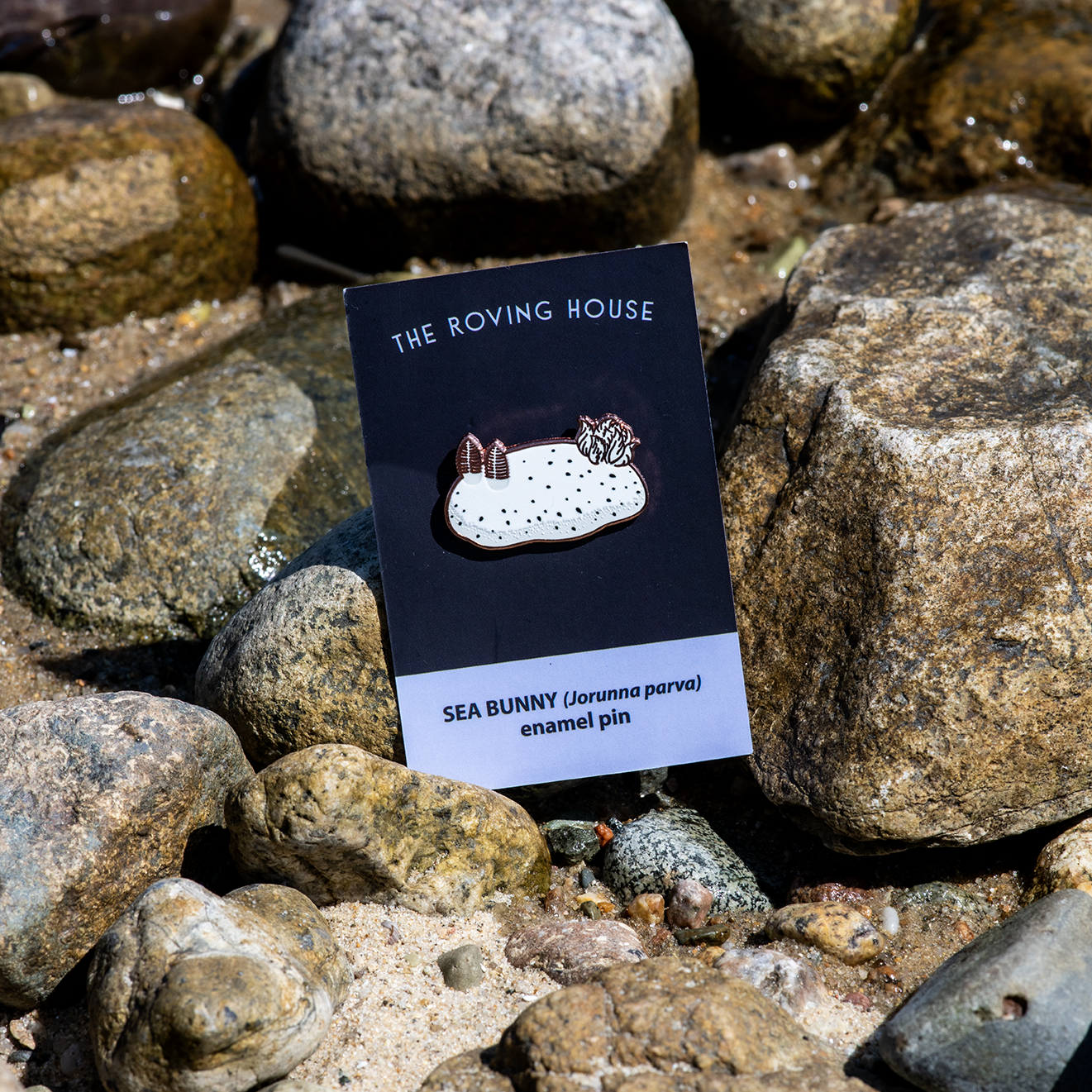 Sea Bunny Nudibranch Enamel Pin