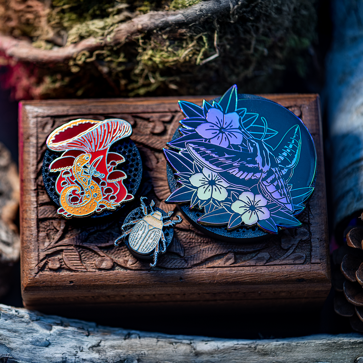Pin Tokens for Tabletop Gaming