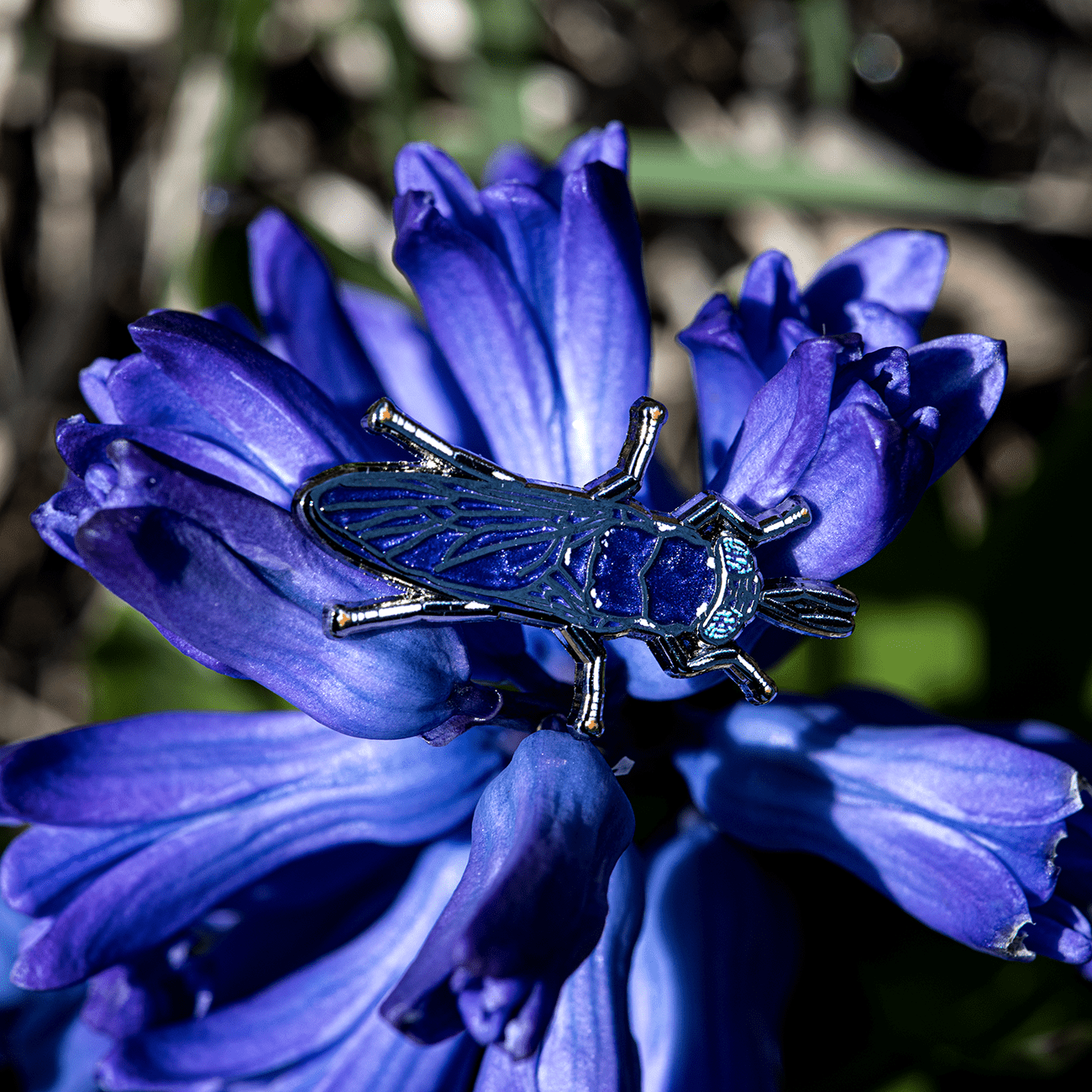 Black Soldier Fly Enamel Pin by The Roving House