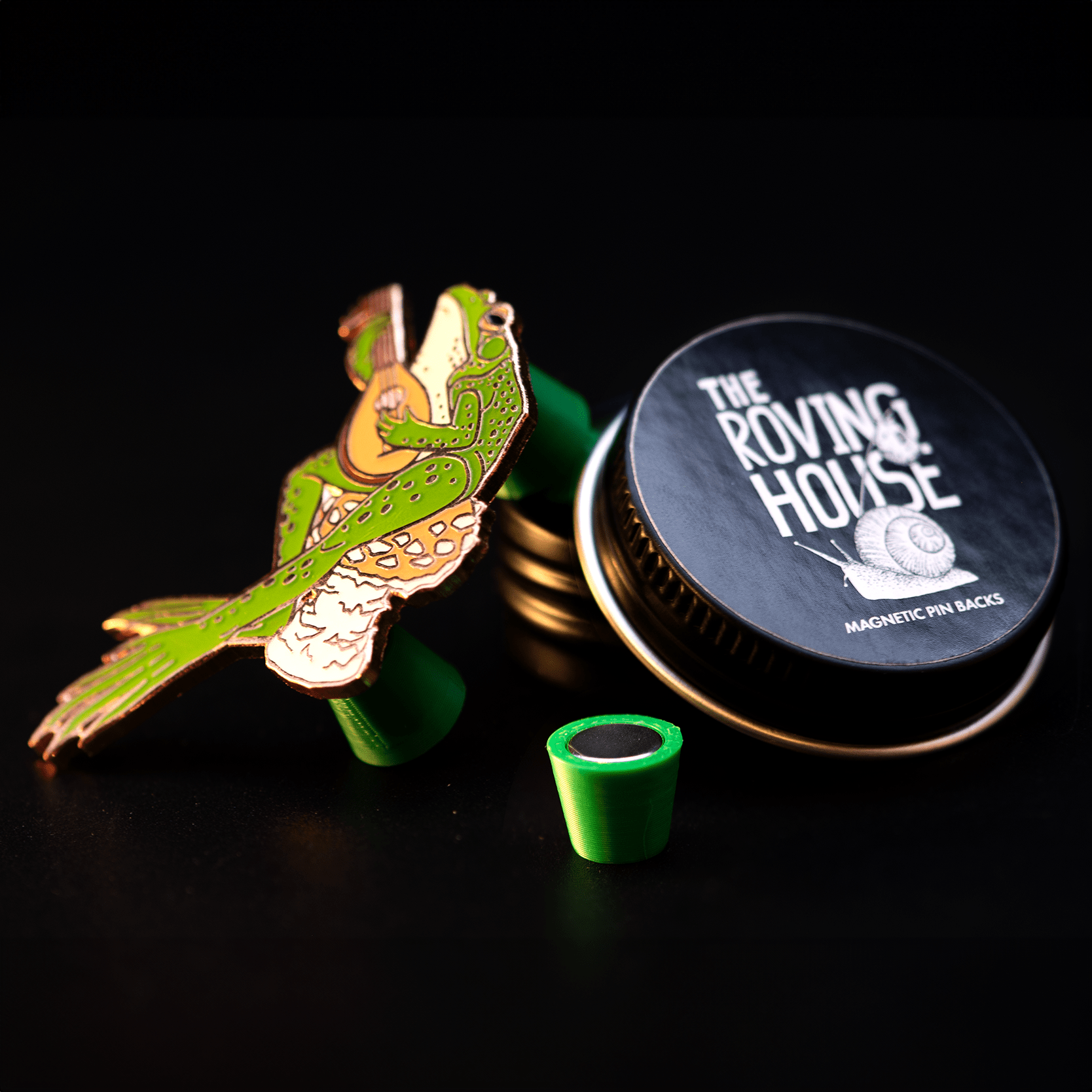 Magnetic Pin Backs by The Roving House