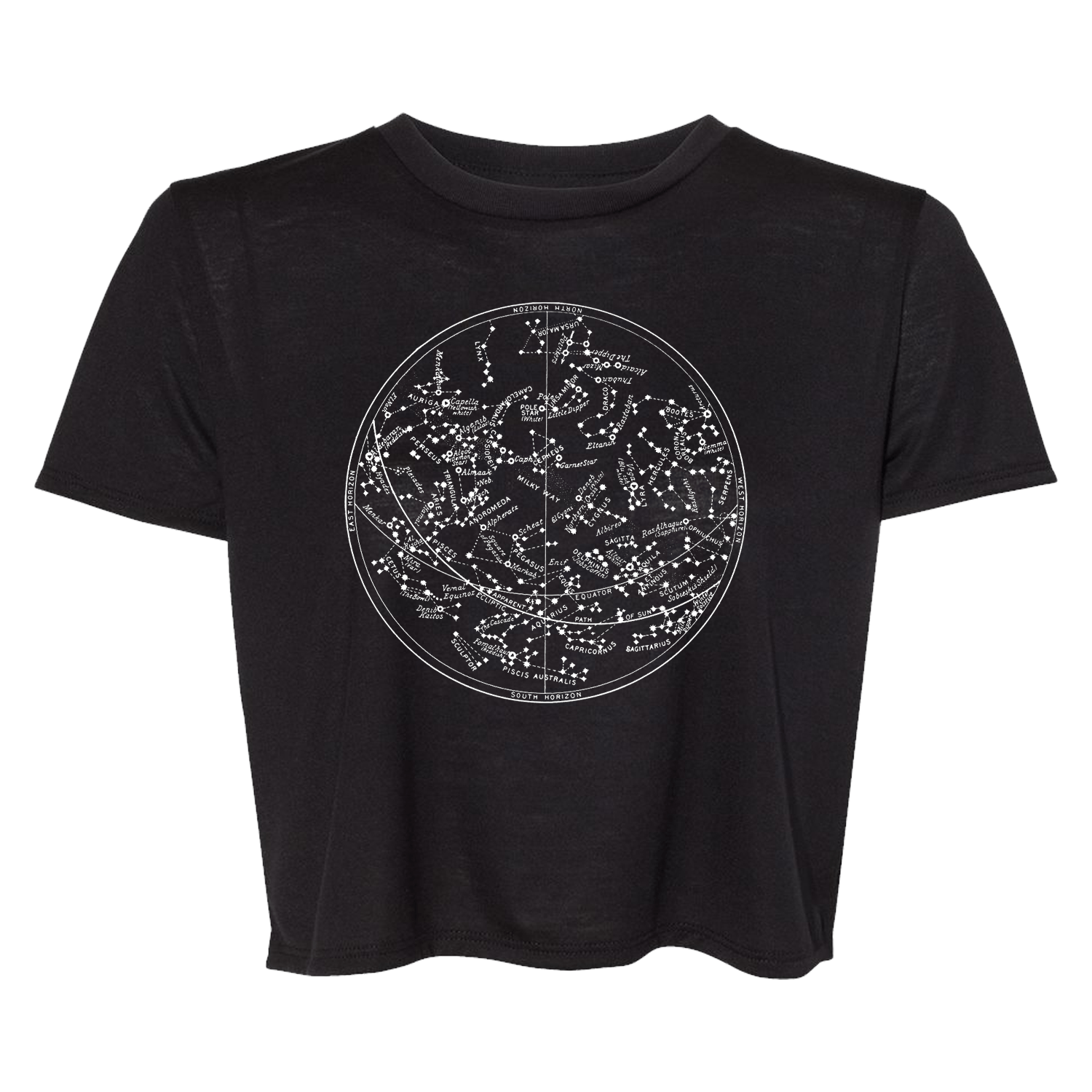 Constellations Glowing Crop Top