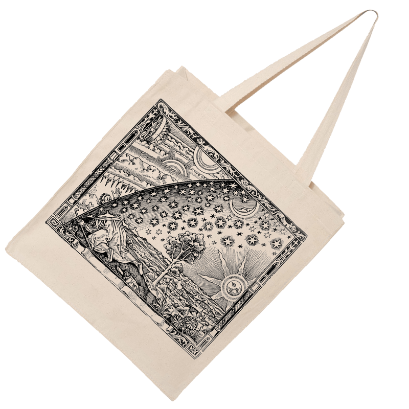 Flammarion Engraving Tote Bag