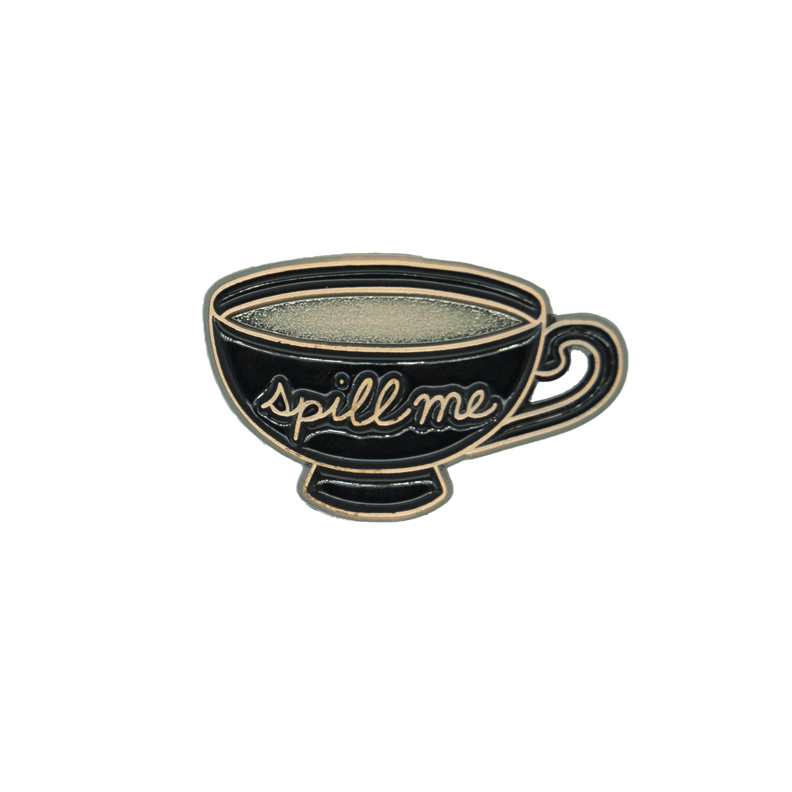 Spill Me Teacup v2.1 - "The Black Queen's Pin" ♛