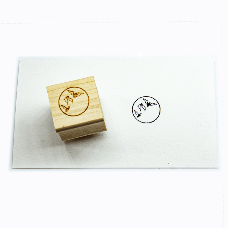 Bat Moon Stamp Block