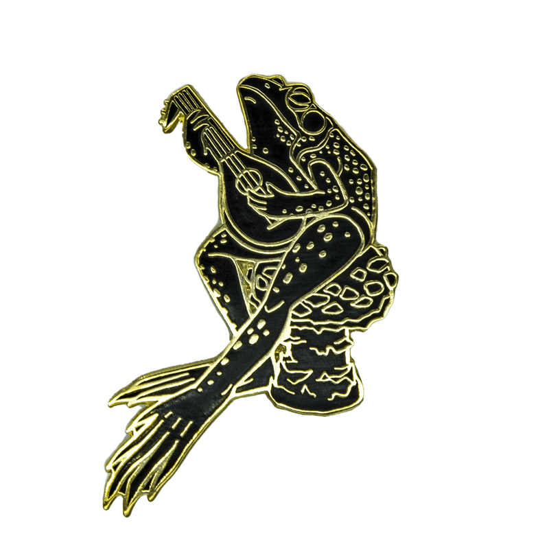 The Traveling Bard Pin - Blackout