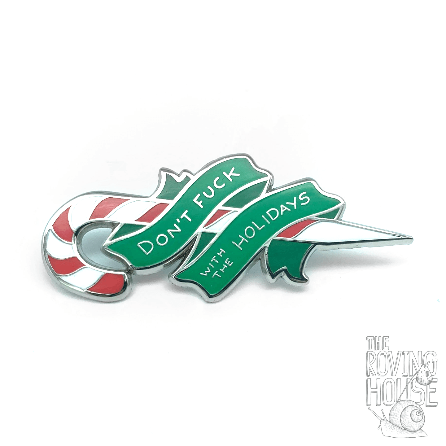 Candy Cane Enamel Pin