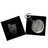 Hypnotic Circles Enamel Keychain