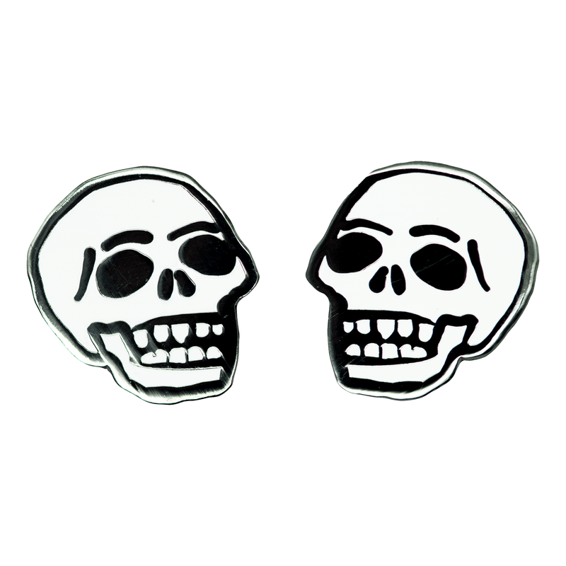 Little Skull Mirrored Pins
