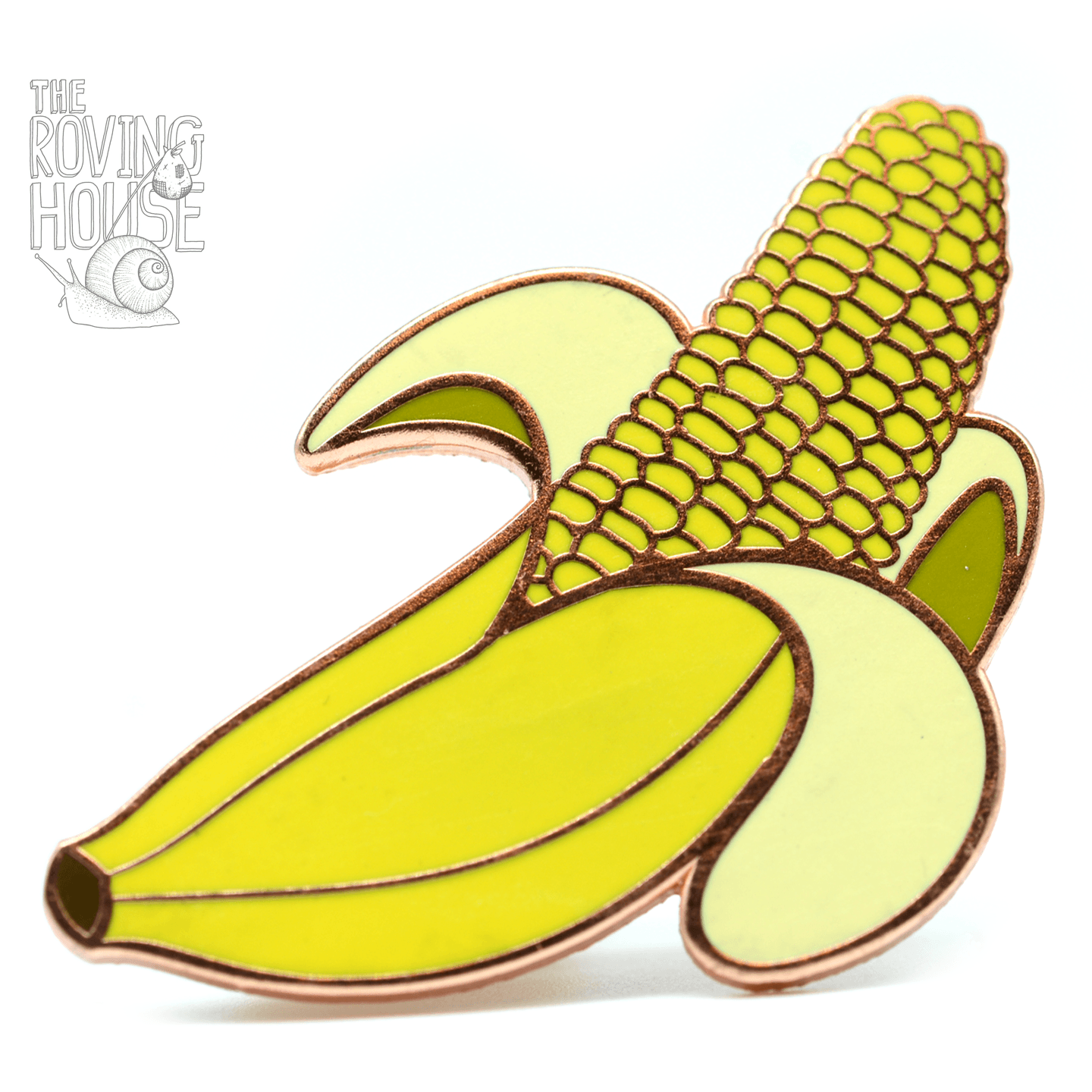 Banana Corn Enamel Pin