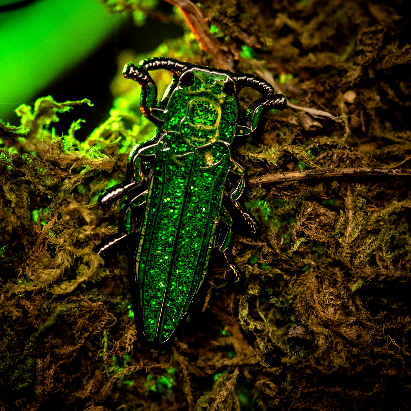Emerald Ash Borer Enamel Pin by The Roving House