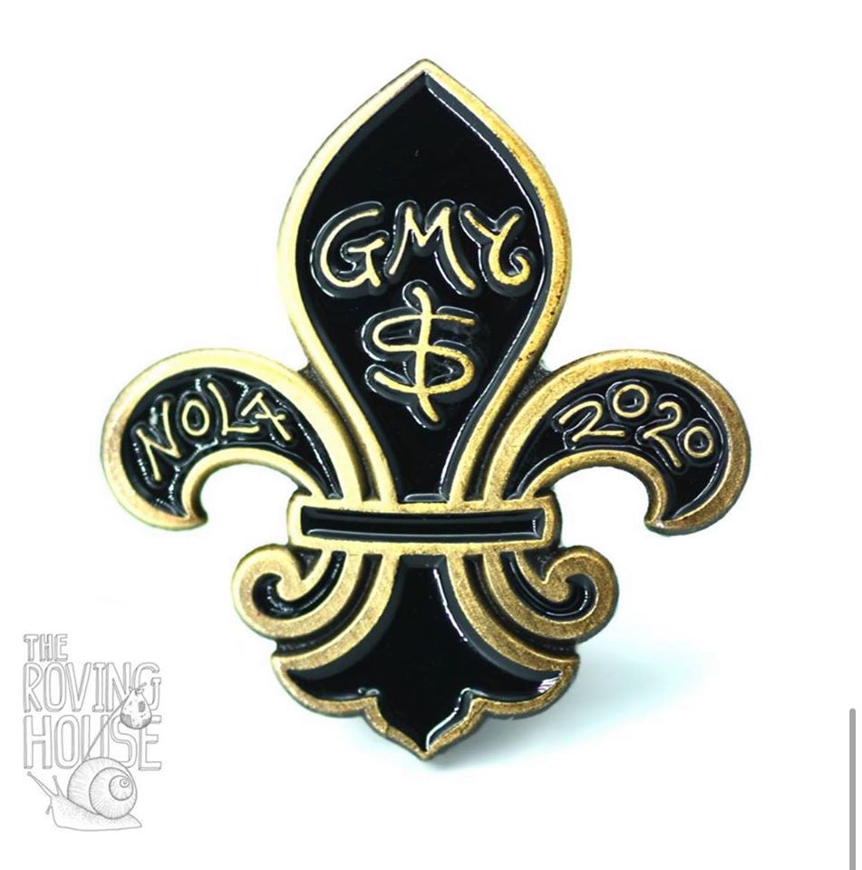 GMY$ Nola Meetup Black Pin