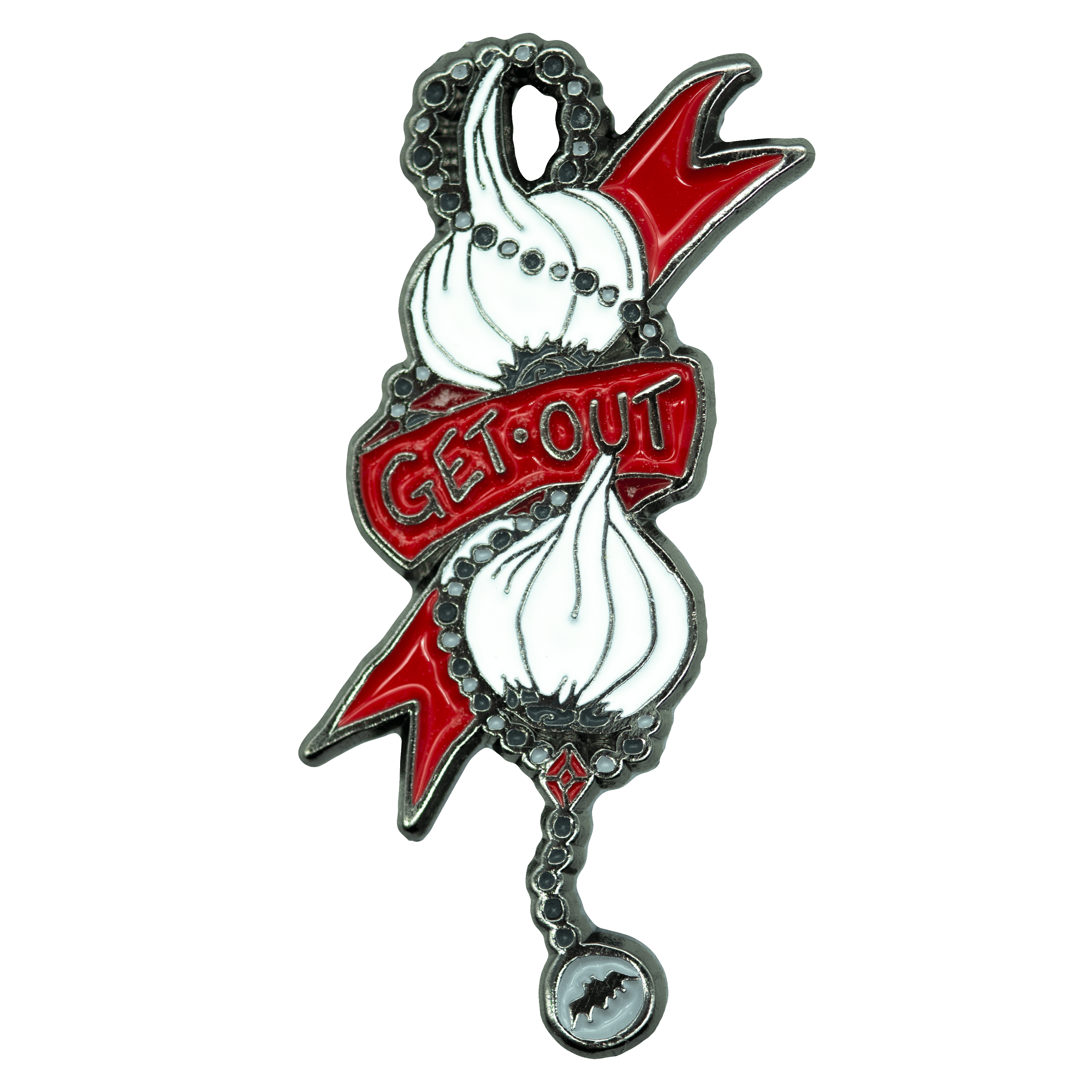 "Get Out" Garlic Pin by Vlad Hat