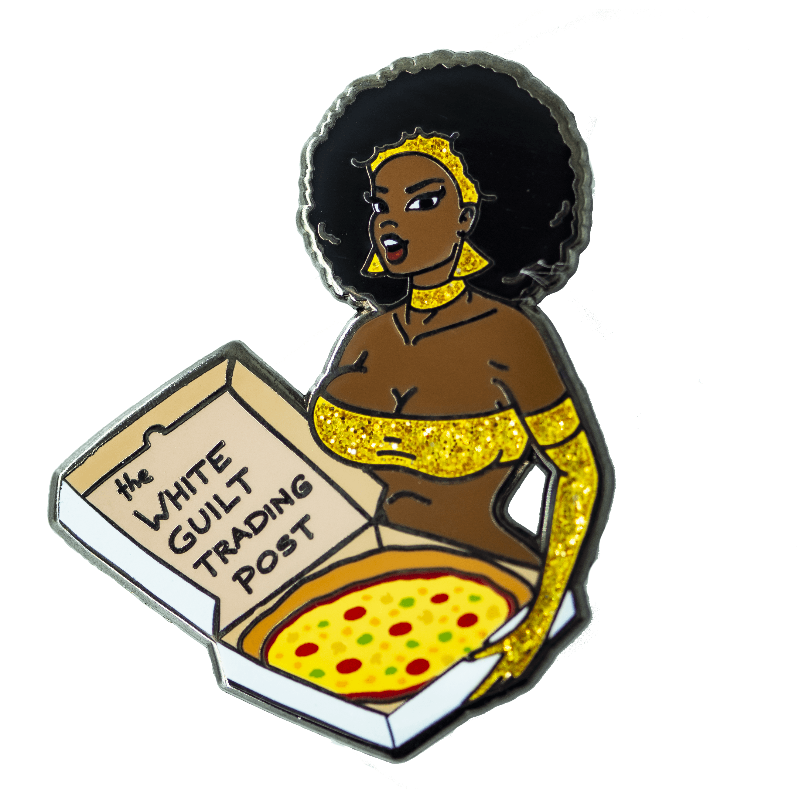 Goldie's Pizza TWGTP Enamel Pin