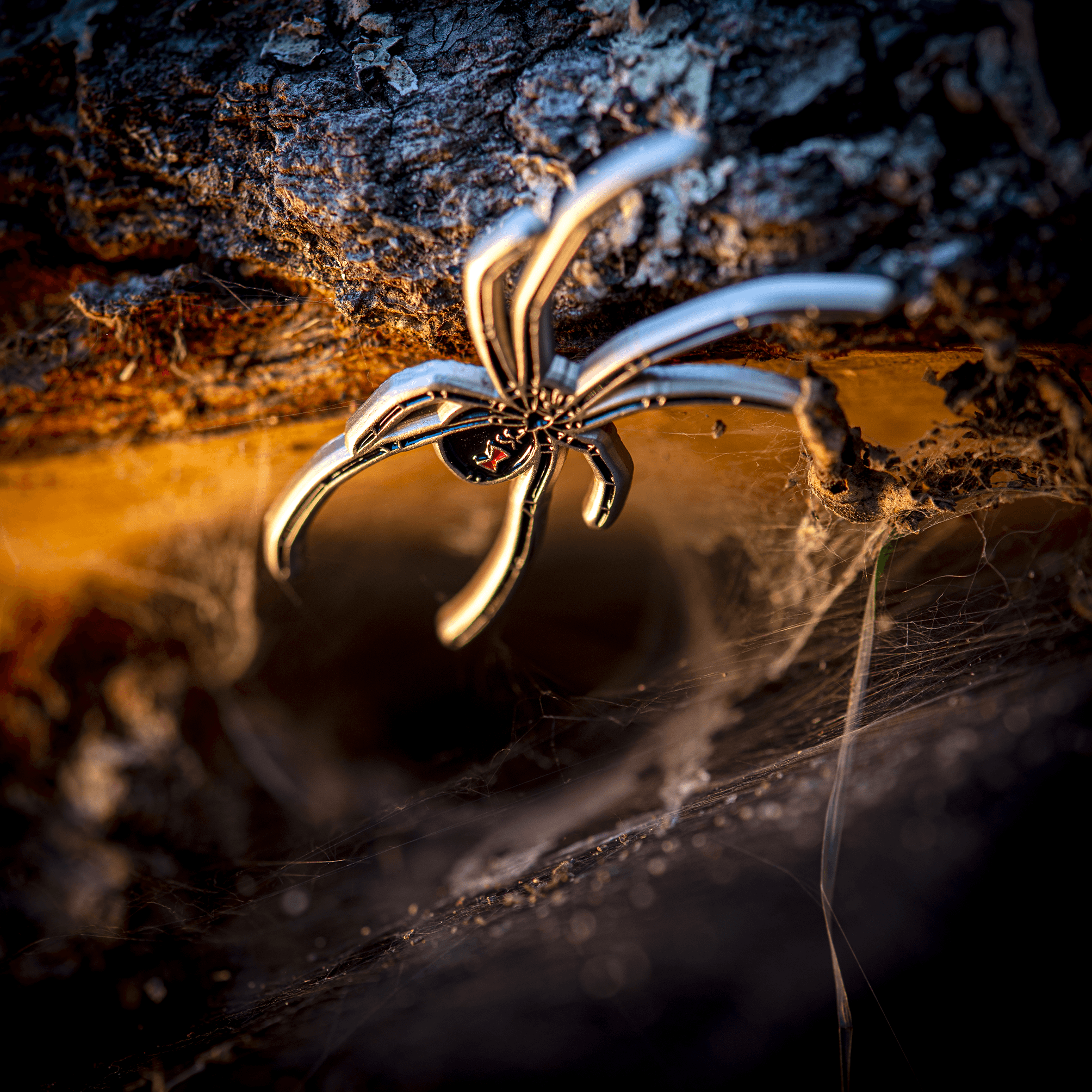 Black Widow Spider Pin by The Roving House