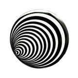 Hypnotic Circles Pin