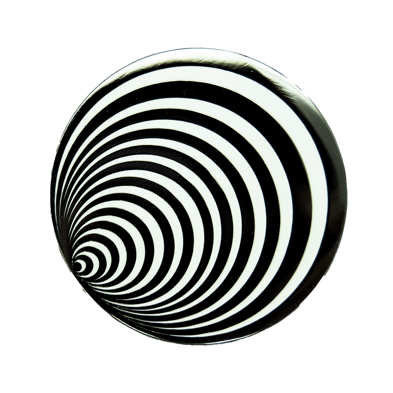 Hypnotic Circles Pin