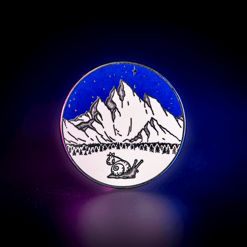 Winter Wander Enamel Pin - "Evening Star" by The Roving House