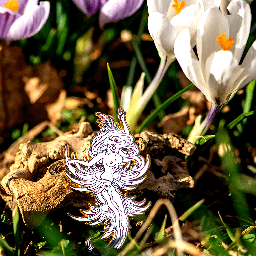 Atlantica Enamel pin - Whiteout by The Roving House