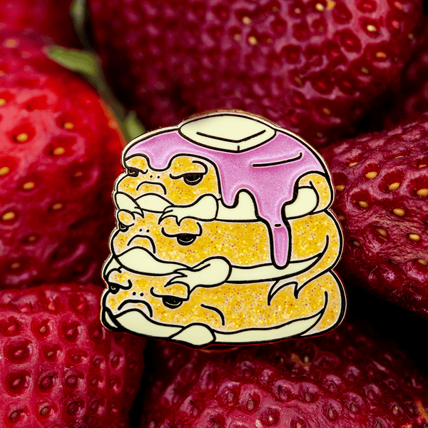 Toad Stack Pancake Pin - LE Buttercream by The Roving House