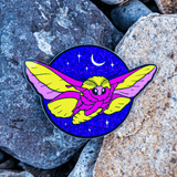 Rosy Maple Moth Glitter Sticker by The Roving House