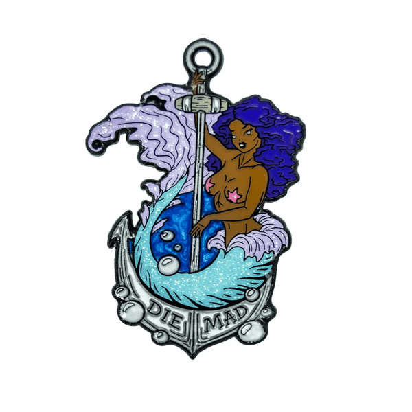 Nerissa & Anchor Mermaid Pin