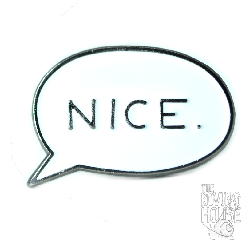"Nice" Enamel Pin