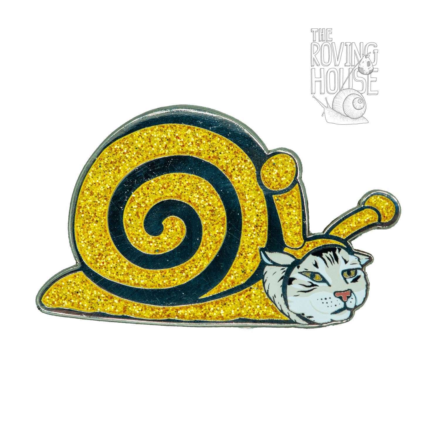 Golden Porkchop Snail Pin