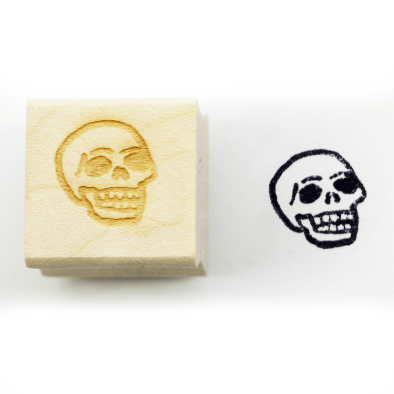 Little Skull Stamp Block