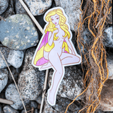 Rose Fairy Holographic Sticker by The Roving House