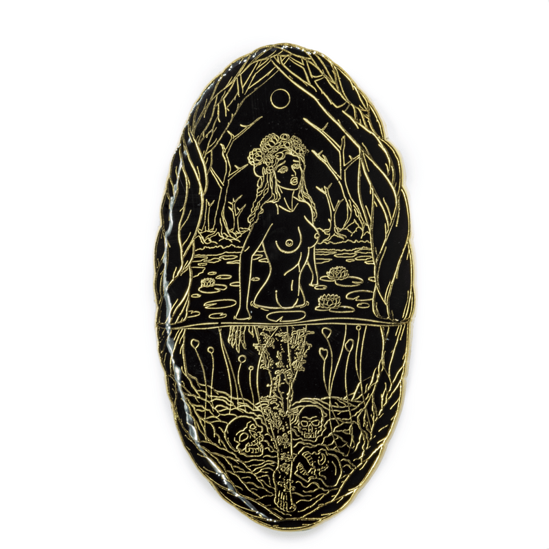 Rusalka Enamel Pin - Blackout