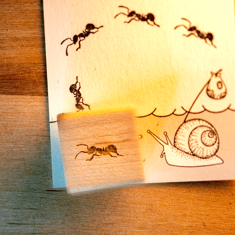 Ant Stamps by The Roving House