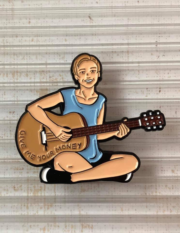 Give Me Your Money Enamel Pin - v6.0 "Skylar"