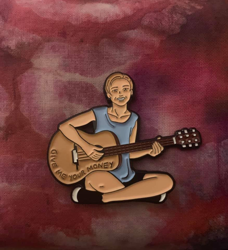 Give Me Your Money Enamel Pin - v6.0 "Skylar"