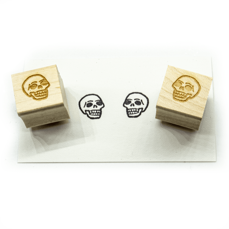 Little Skull Stamp Block